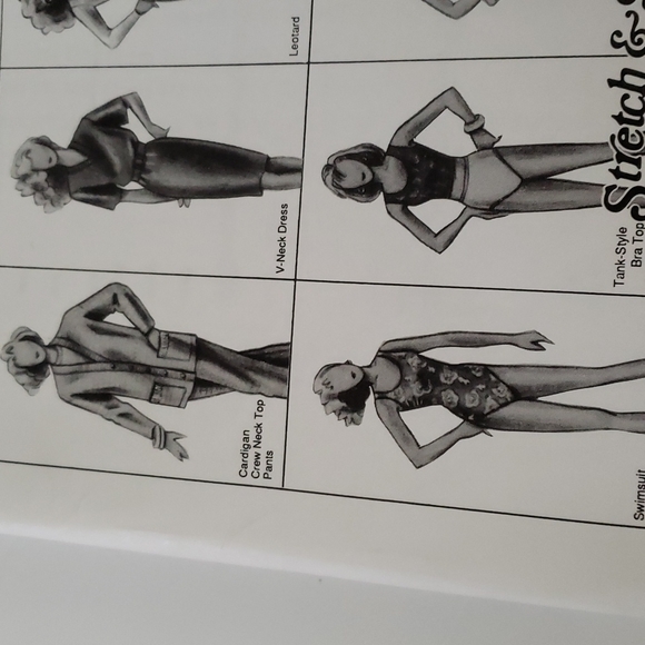 Vintage Stretch snd Sew Master Pattern 14 wardrobe pcs used - Picture 6 of 10